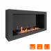 Биокамин SteelHeat WALL ONE 1100 черный